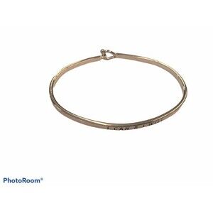 Gold Tone Bracelet I Can
